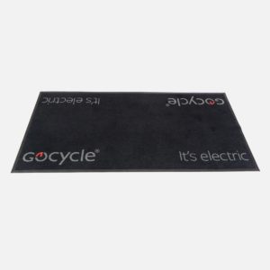 Gocycle display carpet