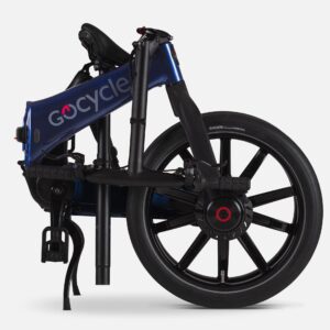 Gocycle G4 blue folded