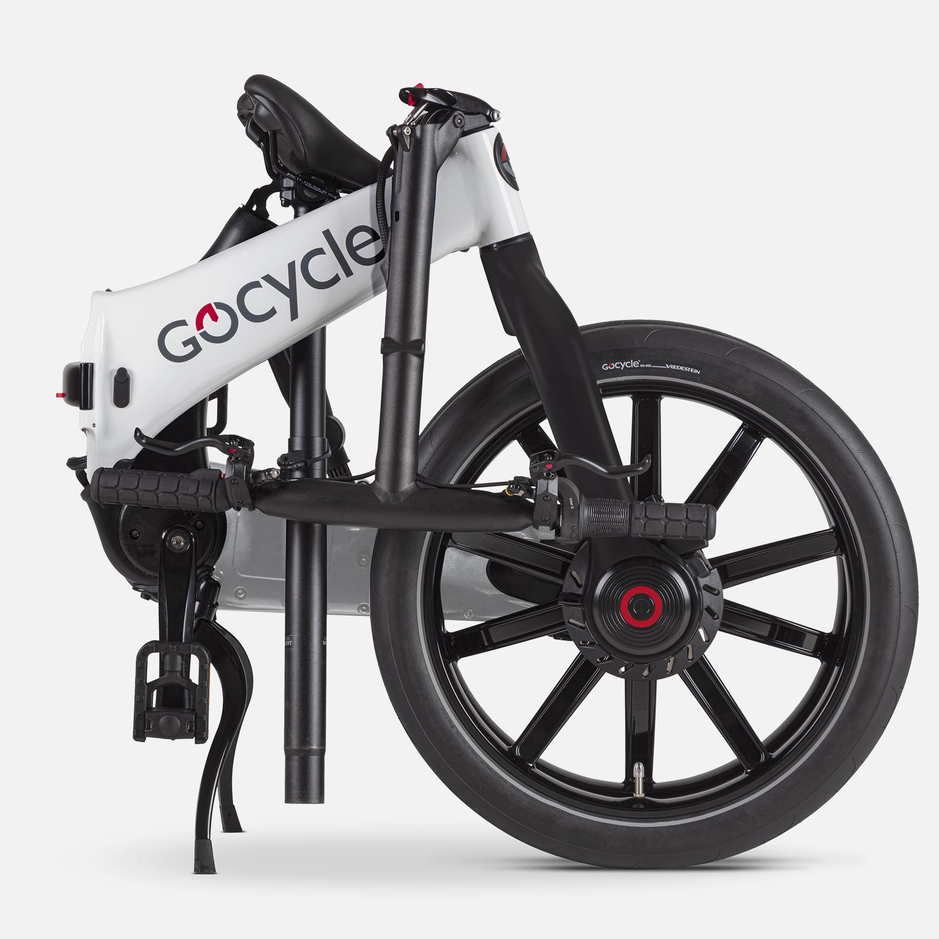 2022_Gocycle G4 white 03_Webstore Gocycle G4 white folded