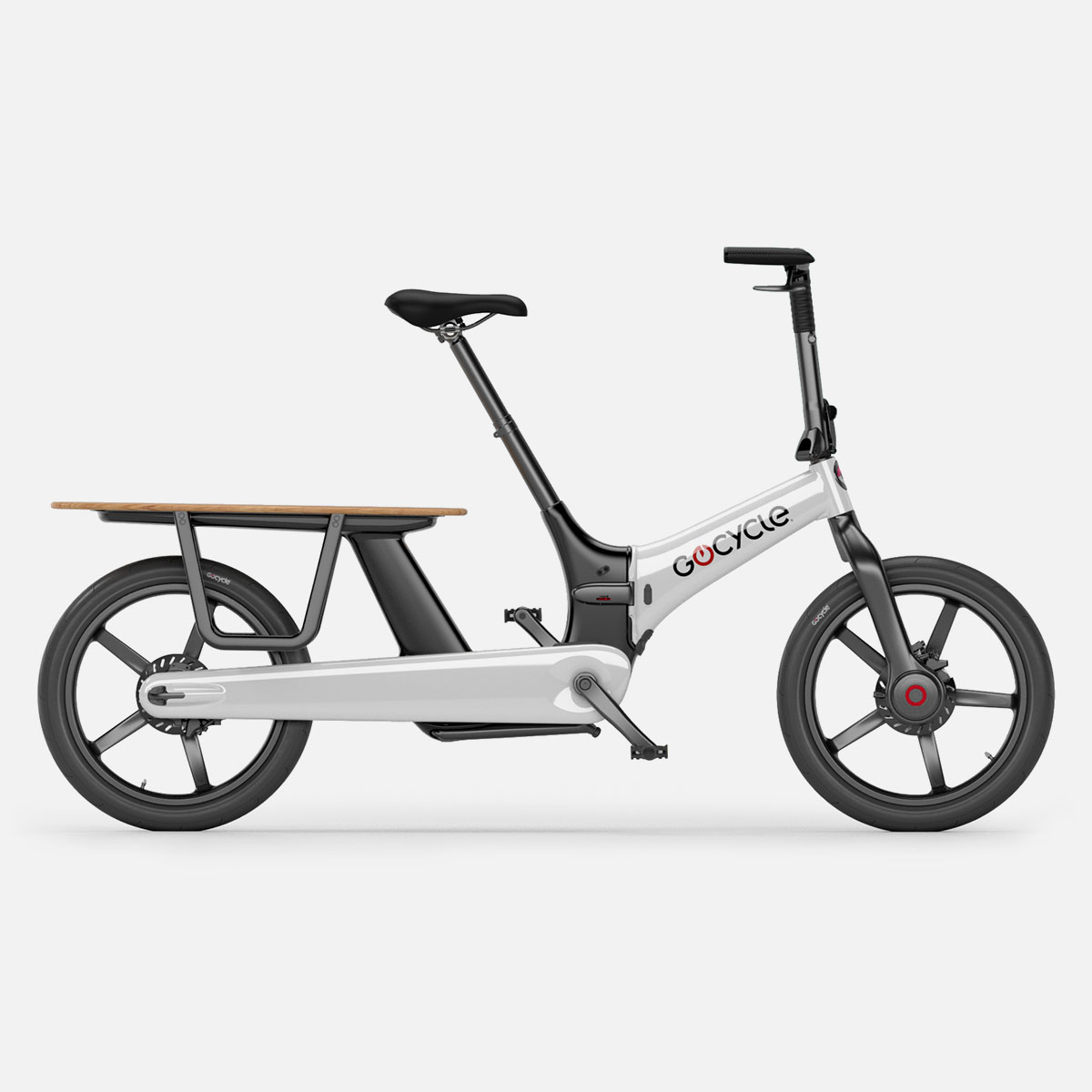 CX+White Gocycle CX+ White Black family ebike