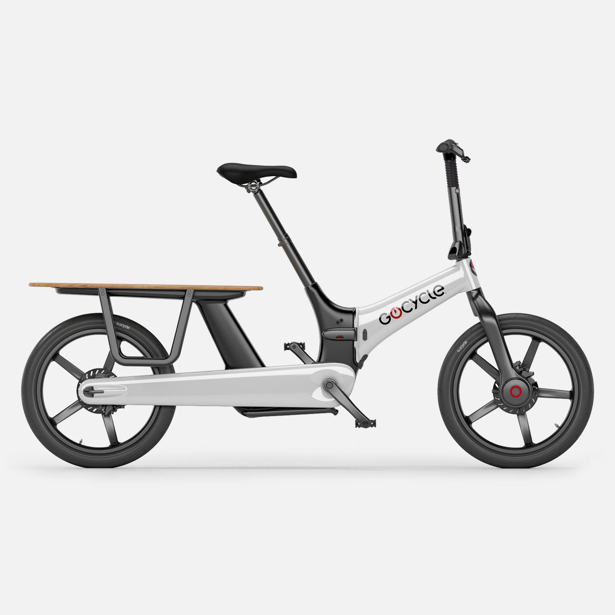 CXiWhite Gocycle CXi White Black family ebike