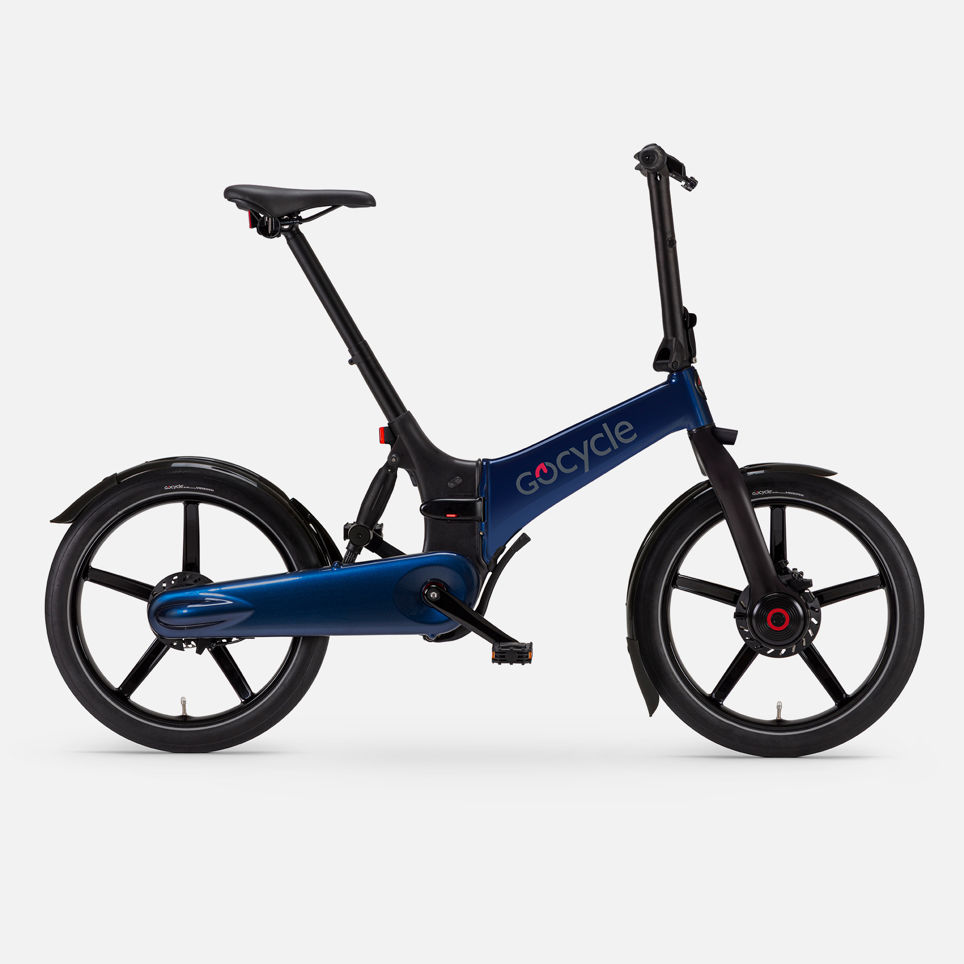 Gocycle G4 blue MK3_Webstore Gocycle G4 blue side view